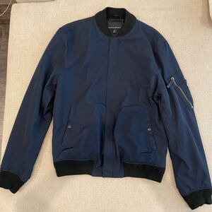 Banana Republic Dark Blue Bomber Jacket
